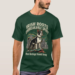 Boston Terrier Ierse Erfgoed Trots T-shirt