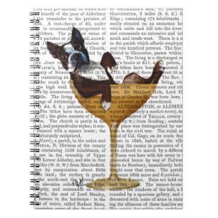Boston Terrier in Cocktail Glass 2 Notitieboek