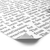 Boston Terrier in Cocktail Glass Poster (Hoek)