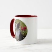 Boston Terrier in Garden Mok (Voorkant links)