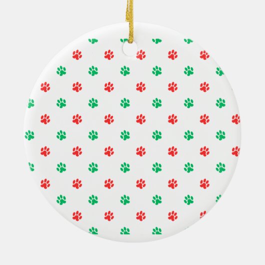 Boston Terrier in pyjama Keramisch Ornament (Achterkant)