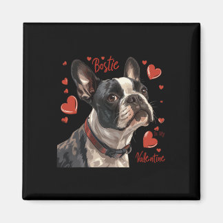 Boston Terrier is mijn Valentijn Schattigee honden Magneet