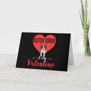 Boston Terrier Is Mijn Valentijnsdag Cadeaus Kaart