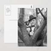 Boston Terrier, jaren 20 Briefkaart (Voorkant / Achterkant)