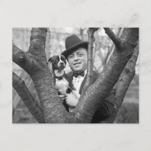 Boston Terrier, jaren 20 Briefkaart