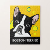 Boston Terrier Jigzaag Puzzles Legpuzzel (Verticaal)