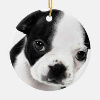Boston Terrier Keramisch Ornament