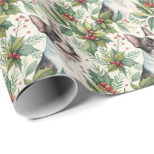Boston Terrier Kerst Inpakpapier (Rol Hoek)