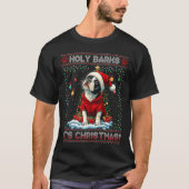 Boston Terrier Kerstboom Decoraties Hondenliefde T-shirt (Voorkant)