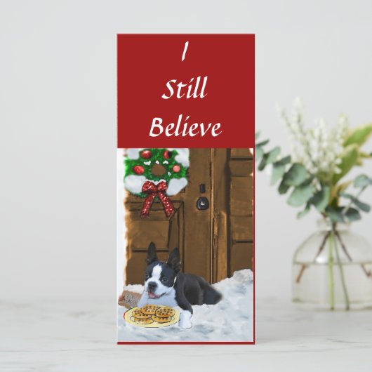 Boston Terrier-kerstcadeautjes (Staand voorkant)