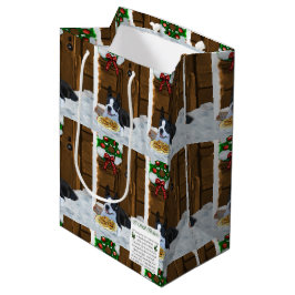 Boston Terrier-kerstcadeautjes Medium Cadeauzakje