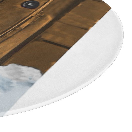 Boston Terrier-kerstcadeautjes Snijplank (Hoek)