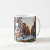 Boston Terrier Kerstfeest Seizoen Koffiemok (Voorkant rechts)