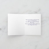 Boston Terrier-kerstkaart Feestdagen Kaart (Binnen)