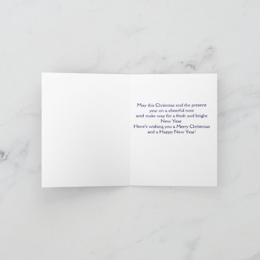 Boston Terrier-kerstkaart Feestdagen Kaart (Binnen)