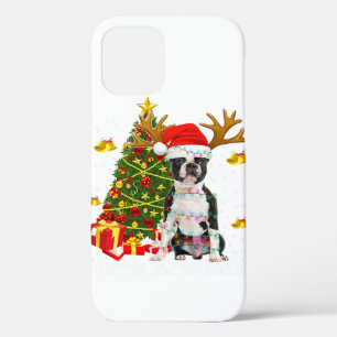 Boston Terrier kerstlampjes — kerstkerstmis Pa Case-Mate iPhone Case