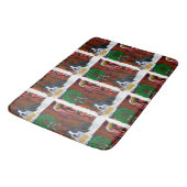 Boston Terrier Kerstmis Badmat (Gekanteld)