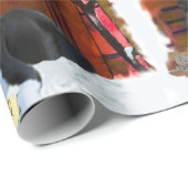 Boston Terrier Kerstmis Cadeaupapier (Rol Hoek)