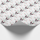 Boston Terrier Kerstmis Cadeaupapier (Hoek)