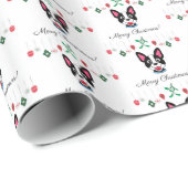 Boston Terrier Kerstmis Cadeaupapier (Rol Hoek)