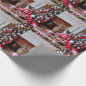 Boston Terrier Kerstmis Cadeaupapier (Hoek)