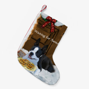 Boston Terrier Kerstmis Kleine Kerstsok
