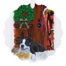 Boston Terrier Kerstmis