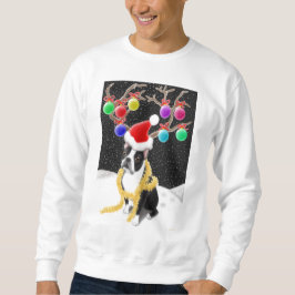 Boston Terrier Kerstshirt Trui