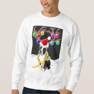 Boston Terrier Kerstshirt Trui