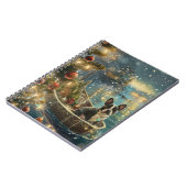 Boston Terrier kerstvakantie Notitieboek (Linkerzijde)