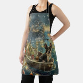 Boston Terrier kerstvakantie Schort (Insitu)