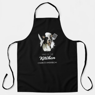 Boston Terrier King of the Kitchen Cooking Dog Schort