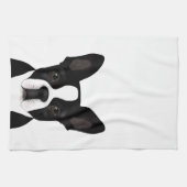 Boston Terrier Kitchen Towel Theedoek (Horizontaal)