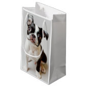 Boston Terrier Klein Cadeauzakje (Achterkant Gekanteld)