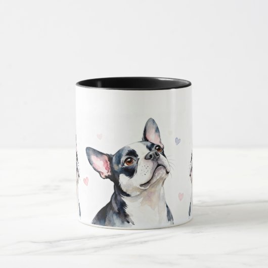 Boston Terrier Koffie of Thee Mok (Midden)