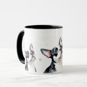 Boston Terrier Koffie of Thee Mok (Voorkant links)