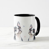 Boston Terrier Koffie of Thee Mok (Voorkant rechts)
