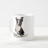 BOSTON TERRIER KOFFIEMOK (Voorkant links)