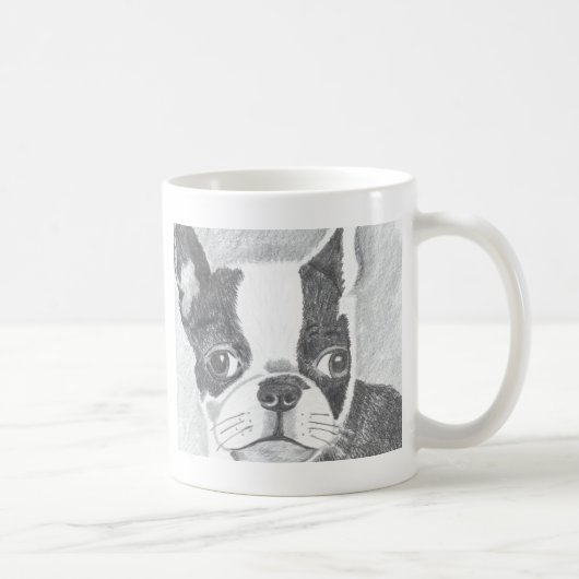 Boston Terrier Koffiemok (Rechts)
