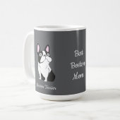 Boston terriër koffiemok (Voorkant links)