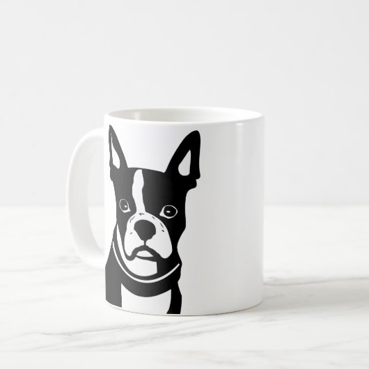 Boston Terrier Koffiemok (Voorkant links)