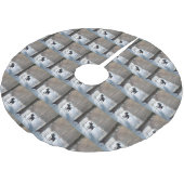 Boston Terrier Laat het sneeuwen Kerstmis Kerstboom Rok (Gekanteld)