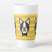 Boston Terrier Latte Mok (Voorkant)