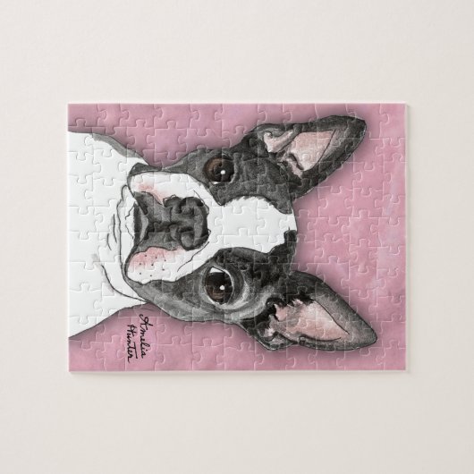 Boston Terrier Legpuzzel (Horizontaal)