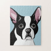 Boston Terrier Legpuzzel (Verticaal)