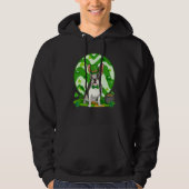 Boston Terrier Leprechaun Dog St  Patricks Day Luc Hoodie (Voorkant)