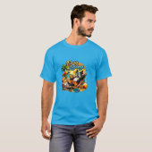 Boston Terrier Leven Gemakkelijk Leven T-shirt (Voorkant volledig)