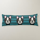 Boston Terrier Lichaamskussen (Achterkant)