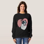 Boston Terrier Love 168 Trui (Voorkant volledig)