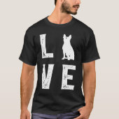 Boston Terrier Love  1 T-shirt (Voorkant)